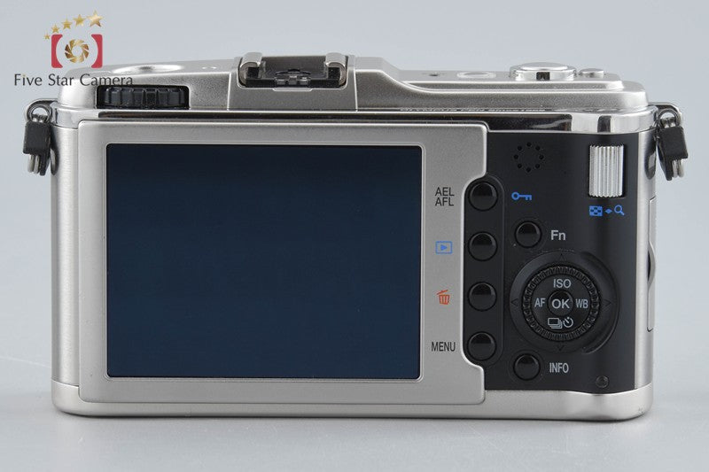 "Shutter count 4,999" Olympus PEN E-P1 Silver 12.3 MP Digital Camera 14-42 Lens