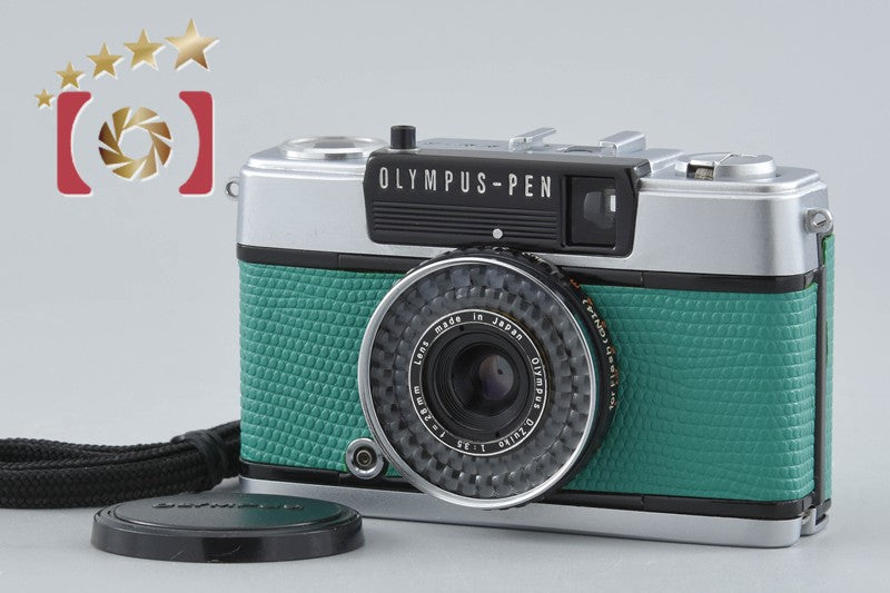 Olympus PEN EE-3 Light Green 35mm Half Frame Film Camera D.Zuiko 28mm f/3.5