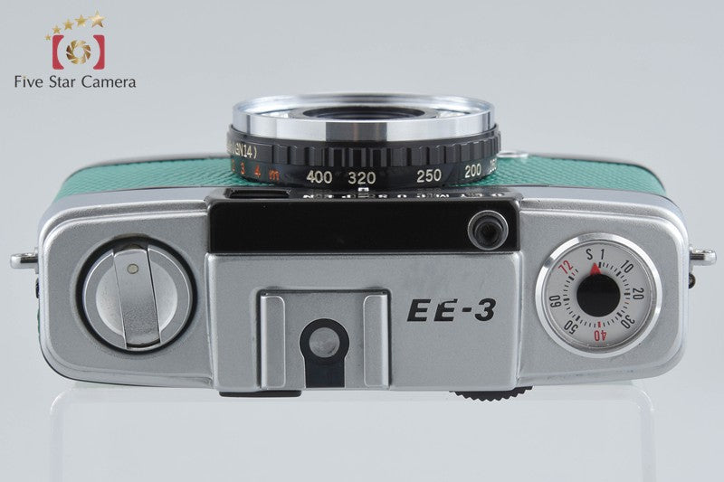 Olympus PEN EE-3 Light Green 35mm Half Frame Film Camera D.Zuiko 28mm f/3.5