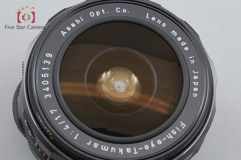 PENTAX SMC Fish-eye-Takumar 17mm f/4 M42 Mount Lens