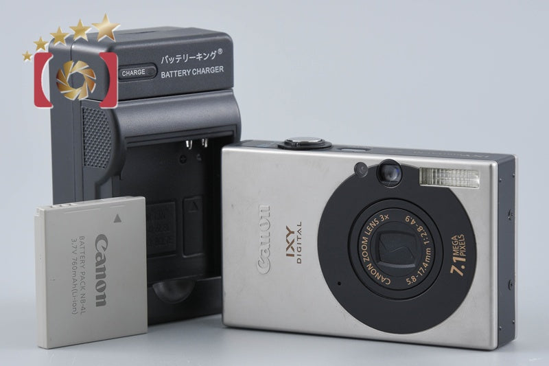 Canon IXY Digital 10 Black 7.1 MP Digital Camera