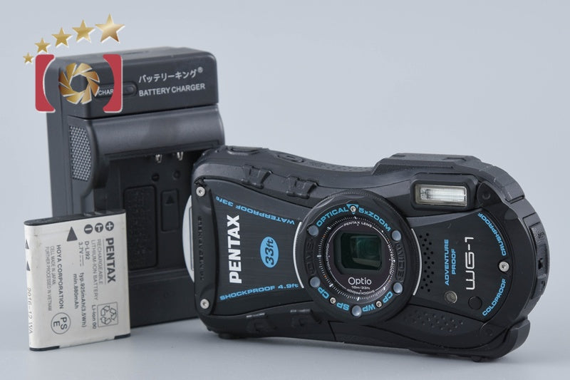 Ricoh PENTAX Optio WG-1 Black 14.0 MP Waterproof Action Camera