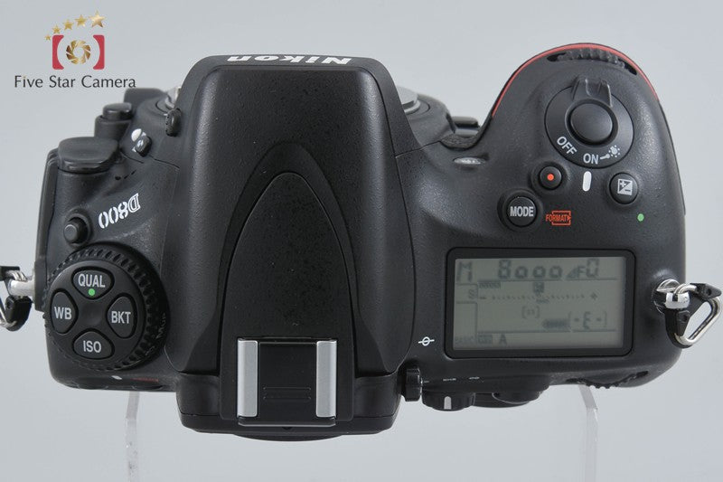 Nikon D800 36.3 MP Full Frame Digital SLR Camera Body