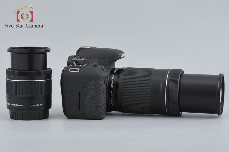 "Count 751" Canon EOS Kiss X9i / Rebel T7i / 800D 24.2 MP DSLR 18-55 55-250 Lens