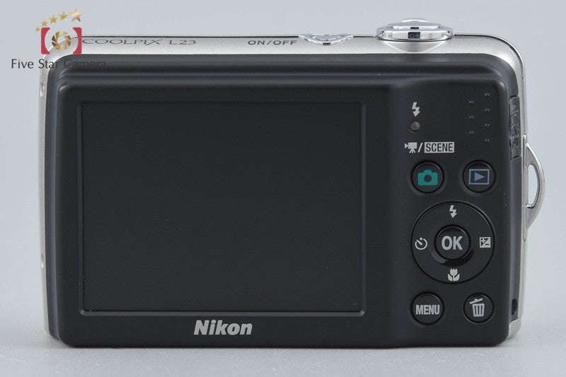 Nikon COOLPIX L23 Silver 10.1 MP Digital Camera