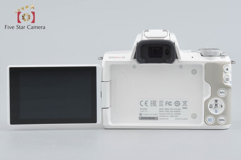 "Count 1,000" Canon EOS Kiss M / M50 White 24.0 MP Digital Mirrorless Camera