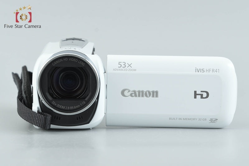 Canon iVIS HF R41 White Full HD Digital Camcorder