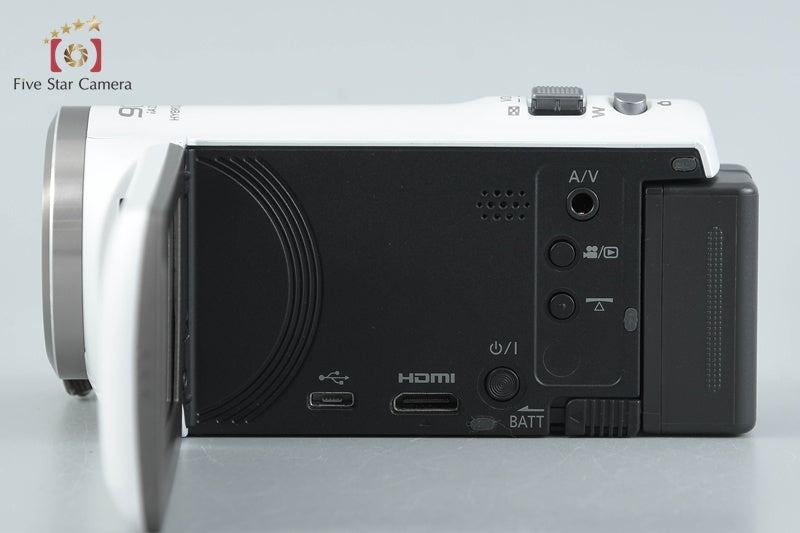 Panasonic HC-V360M 16GB 90x Zoom 2.2 MP White Digital HD Camcorder