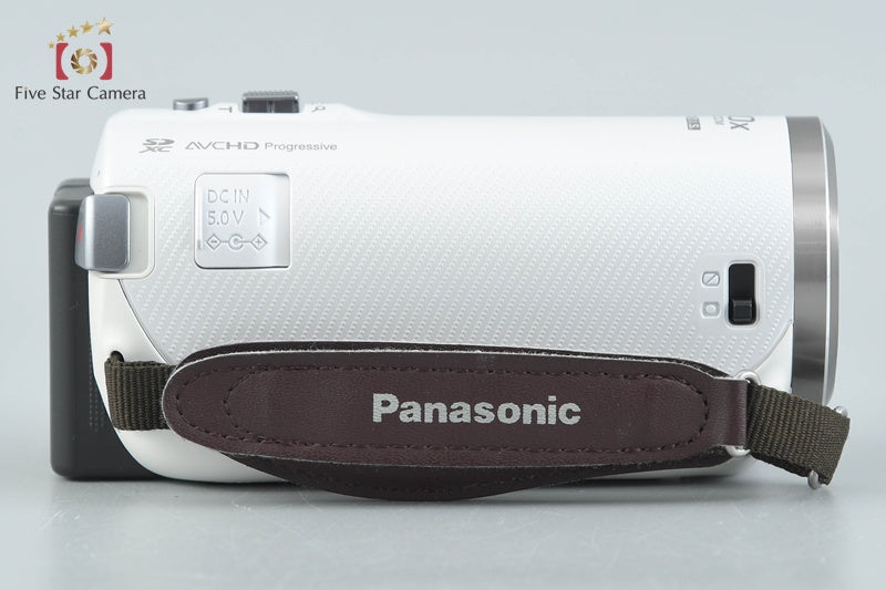 Panasonic HC-V360M 16GB 90x Zoom 2.2 MP White Digital HD Camcorder