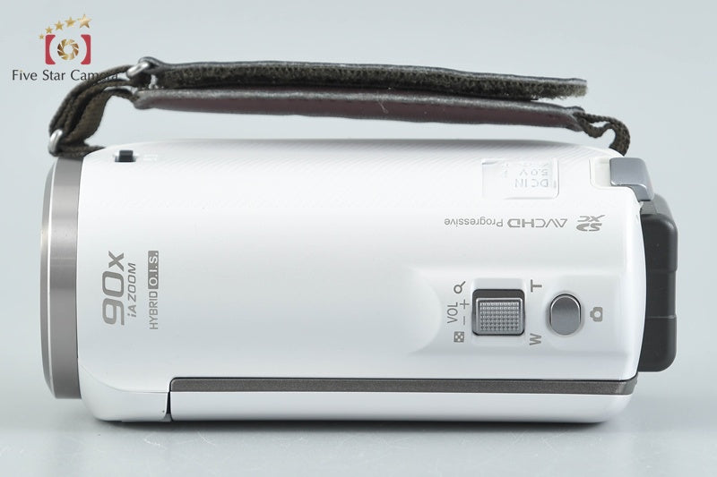 Panasonic HC-V360M 16GB 90x Zoom 2.2 MP White Digital HD Camcorder