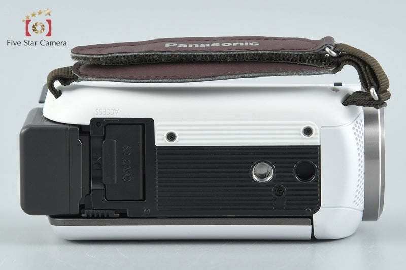 Panasonic HC-V360M 16GB 90x Zoom 2.2 MP White Digital HD Camcorder