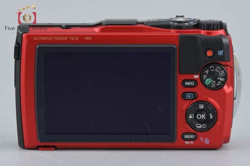 "Count 162" Olympus Tough TG-6 Red 12.0 MP 15m Waterproof Digital Camera