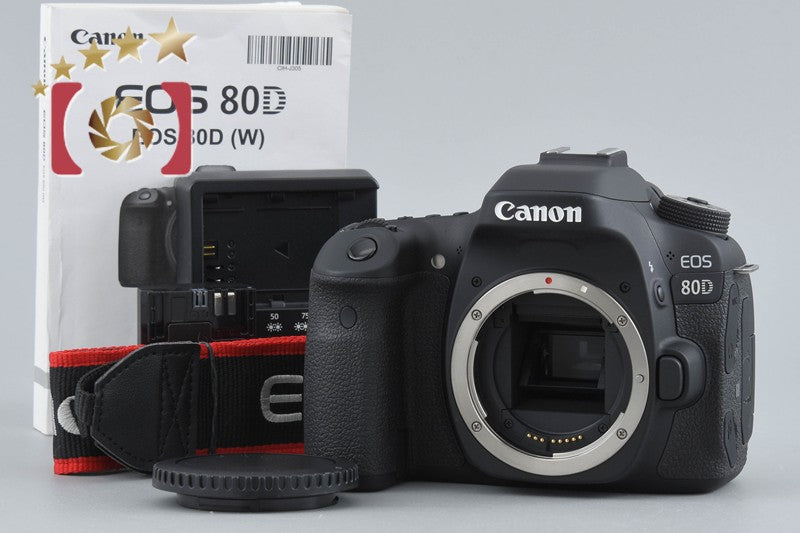 "Shutter count 569" Canon EOS 80D 24.2 MP Digital SLR Camera Body