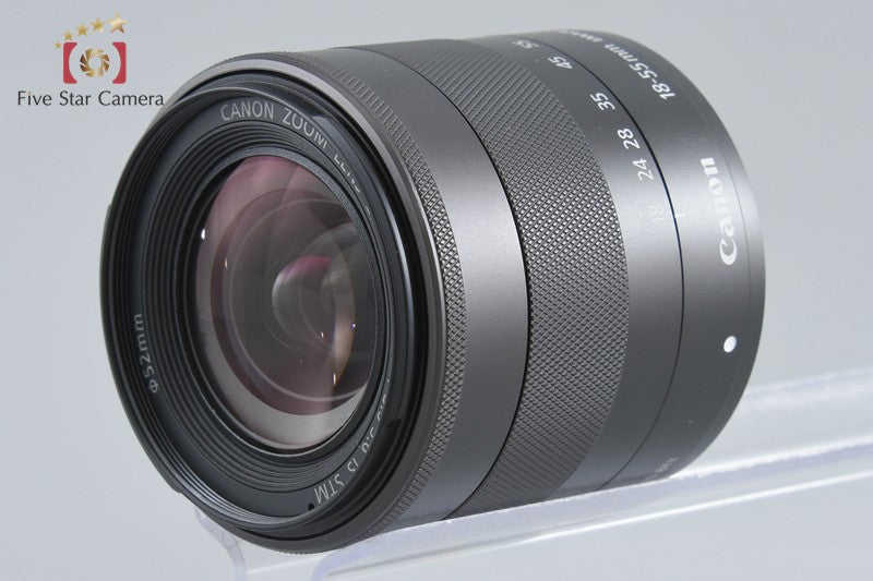 Canon EOS M White 18.0 MP Digital Mirrorless Camera EF-M 18-55 IS STM Lens