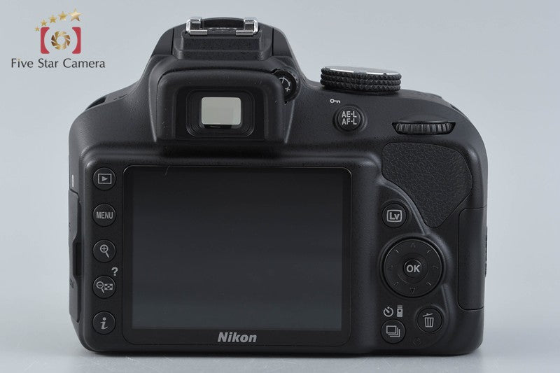 "Count 5,197" Nikon D3400 Black 24.2 MP DSLR AF-P 18-55 VR Lens