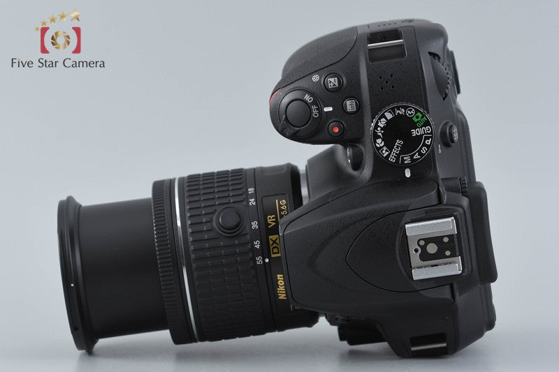 "Count 5,197" Nikon D3400 Black 24.2 MP DSLR AF-P 18-55 VR Lens