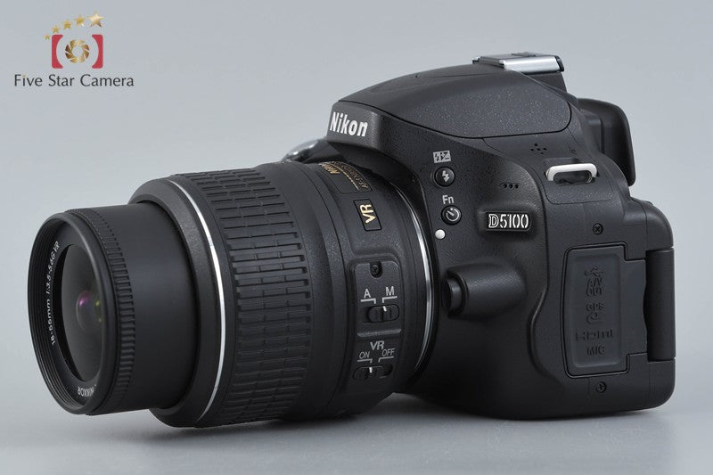 "Count 2,580" Nikon D5100 16.2 MP SLR Digital Camera 18-55 VR Lens