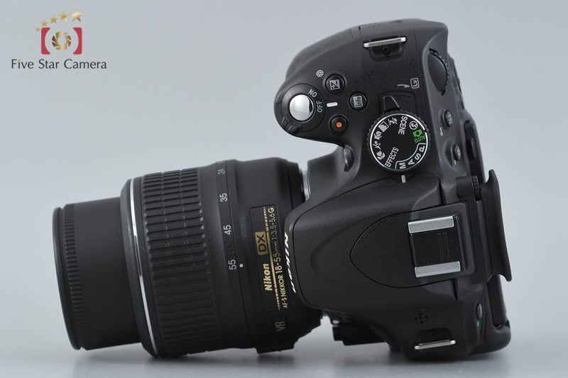 "Count 2,580" Nikon D5100 16.2 MP SLR Digital Camera 18-55 VR Lens