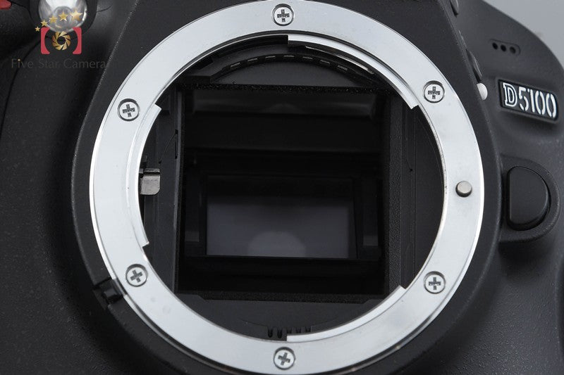 "Count 2,580" Nikon D5100 16.2 MP SLR Digital Camera 18-55 VR Lens