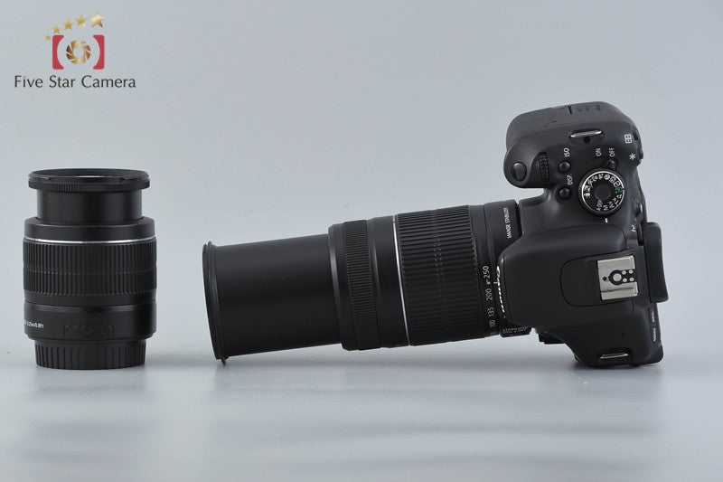 Canon EOS Kiss X5 / Rebel T3i / 600D 18.0 MP 18-55 55-250 Lenses