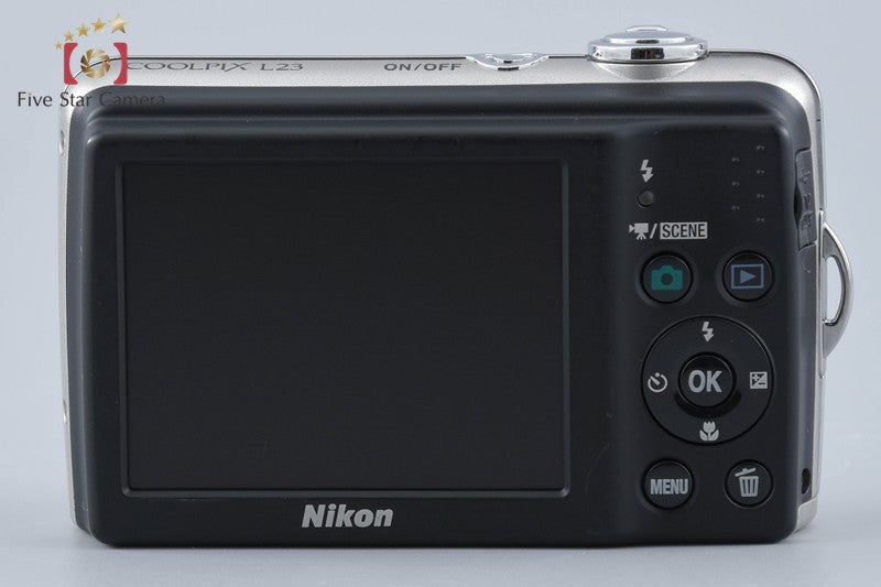 Nikon COOLPIX L23 Silver 10.1 MP Digital Camera