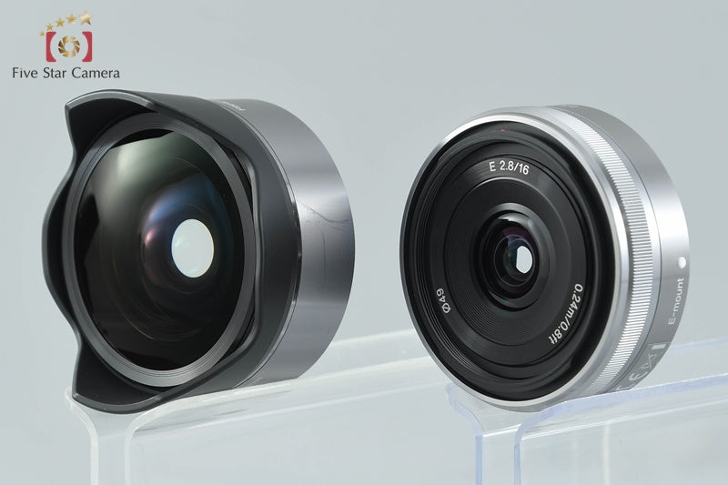 SONY E 16mm f/2.8 SEL16F28 + VCL-ECF1 Fisheye Converter
