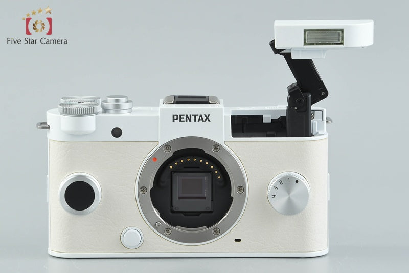 "Count 90" PENTAX Q-S1 White 12.4 MP Digital Mirrorless Camera 5-15 Lens w/ Box