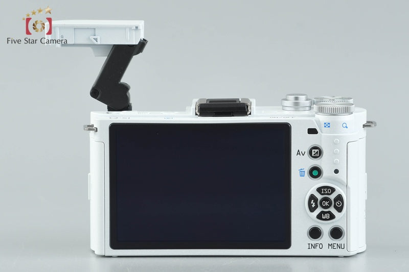 "Count 90" PENTAX Q-S1 White 12.4 MP Digital Mirrorless Camera 5-15 Lens w/ Box
