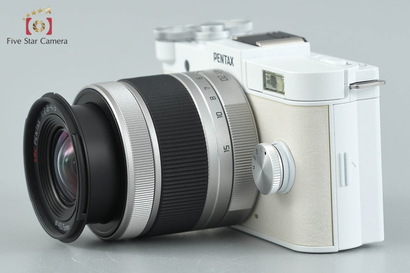 "Count 90" PENTAX Q-S1 White 12.4 MP Digital Mirrorless Camera 5-15 Lens w/ Box