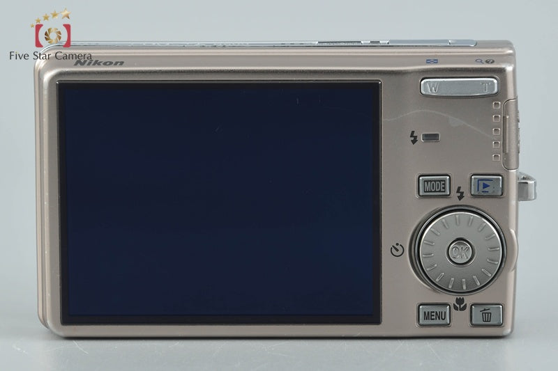 Nikon COOLPIX S600 Pink Gold 10.0 MP Digital Camera w/ Box
