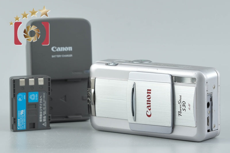Canon PowerShot S30 Lavender Silver 3.2 MP Digital Camera