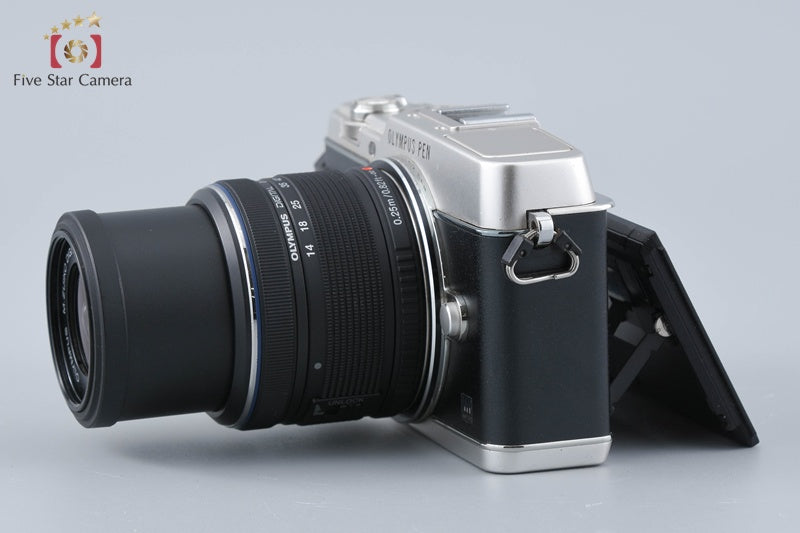 "Count 1,944" Olympus PEN E-P5 Silver 16.1 MP Mirrorless Camera 14-42 Lens