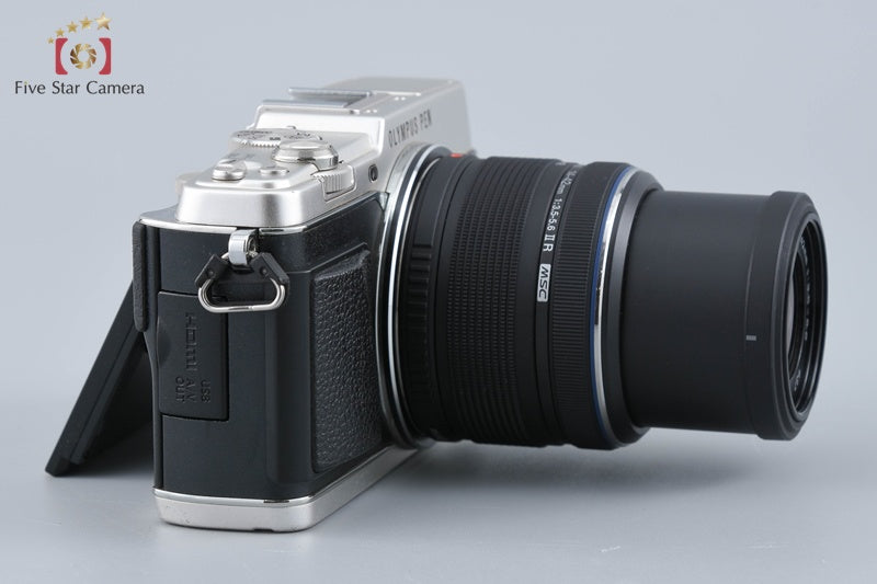 "Count 1,944" Olympus PEN E-P5 Silver 16.1 MP Mirrorless Camera 14-42 Lens