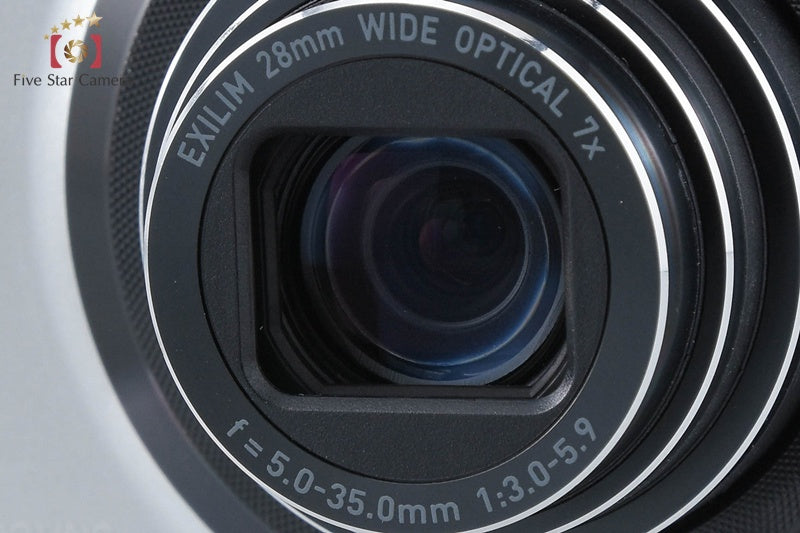 Casio HIGH SPEED EXILIM EX-ZR10 Silver 12.1 MP Digital Camera w/ Box