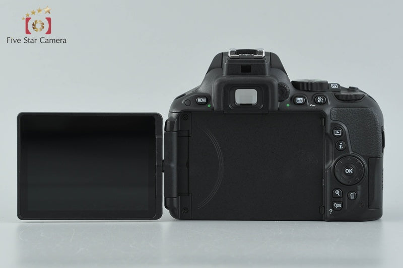 "Shutter count 5,761" Nikon D5500 Black 24.2 MP DSLR 18-55 55-300 Lenses