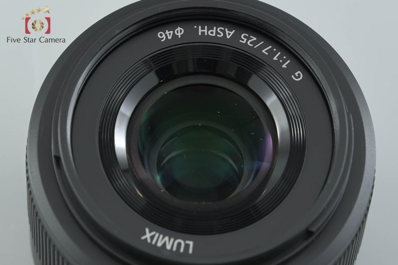 Panasonic LUMIX G 25mm f/1.7 ASPH. H-H025 Black