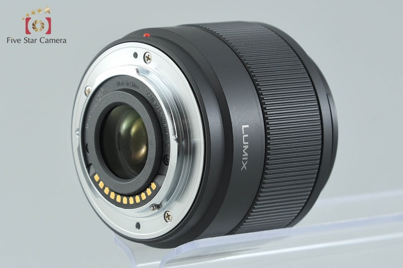 Panasonic LUMIX G 25mm f/1.7 ASPH. H-H025 Black