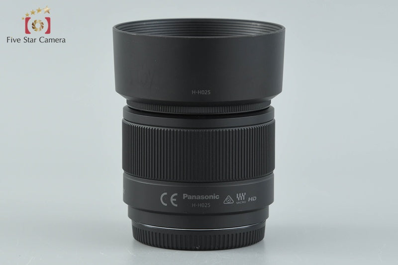 Panasonic LUMIX G 25mm f/1.7 ASPH. H-H025 Black