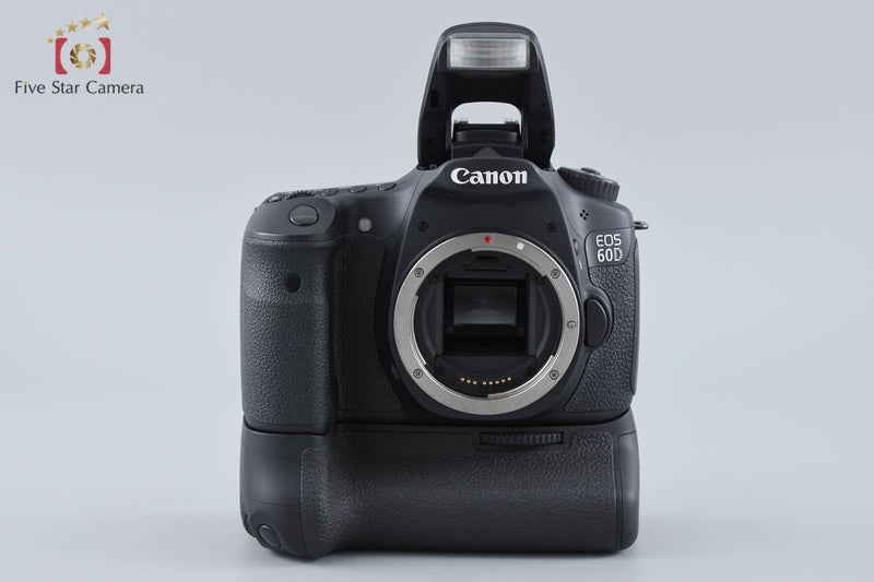 Canon EOS 60D 18.0 MP DSLR Camera + BG-E9 Battery Grip