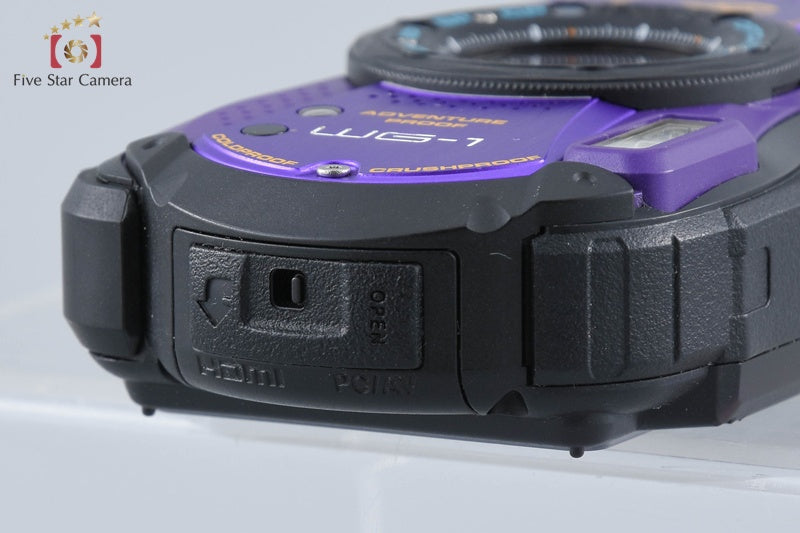 Ricoh Pentax Optio WG-1 Purple 14.0 MP Waterproof Action Camera