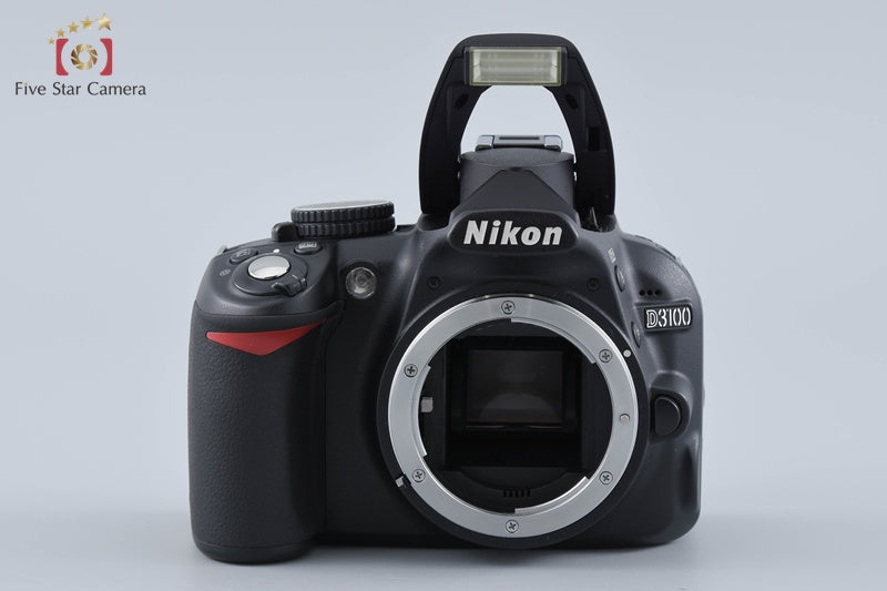 "Shutter count 3,145" Nikon D3100 14.2 MP Digital SLR Camera 18-55 55-200 Lenses