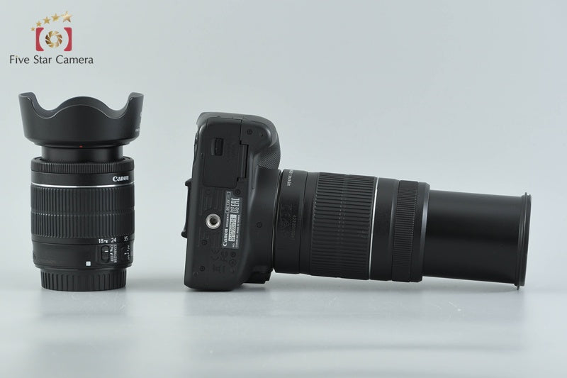 "Count 5,672" Canon EOS Kiss X7 / Rebel SL1 / 100D 18.0 MP 18-55 55-250 Lenses