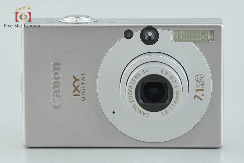 Canon IXY Digital 10 Silver 7.1 MP Digital Camera w/ Box