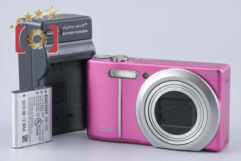 Ricoh CX4 Purple Pink 10.0 MP Digital Camera