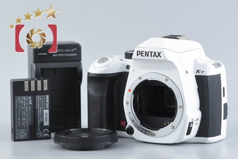 "Shutter count 1,477" PENTAX K-r White 12.4 MP Digital SLR Camera Body