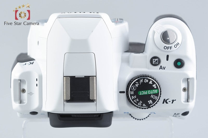 "Shutter count 1,477" PENTAX K-r White 12.4 MP Digital SLR Camera Body