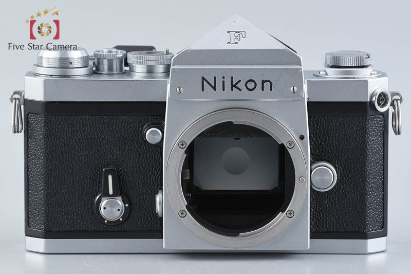 Nikon F Eye Level Silver Later Model 35mm SLR Film Camera Body