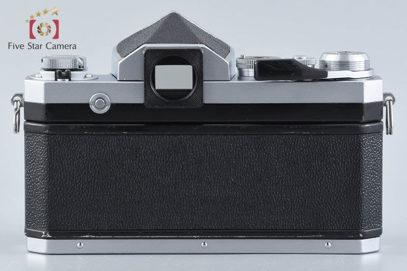 Nikon F Eye Level Silver Later Model 35mm SLR Film Camera Body