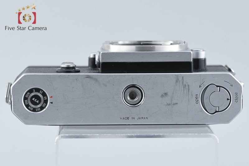 Nikon F Eye Level Silver Later Model 35mm SLR Film Camera Body