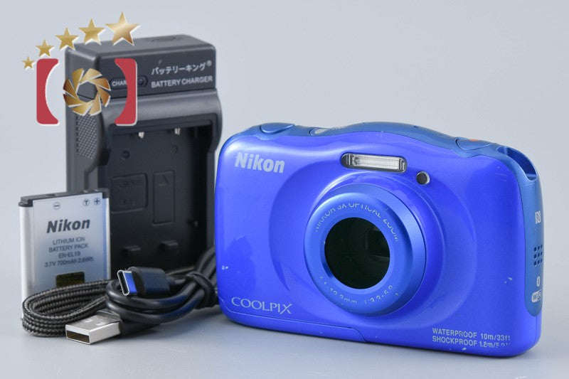 Nikon COOLPIX W100 Blue 13.2 MP Digital Camera